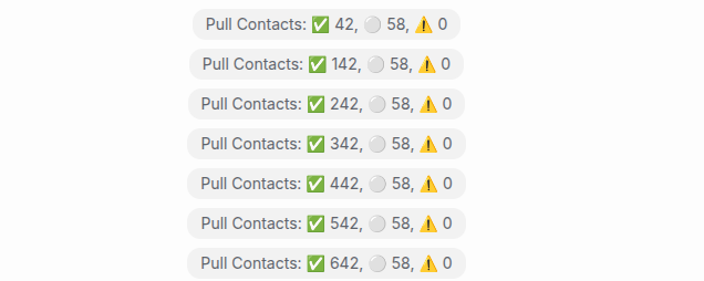 ChatWoot - contacts pull