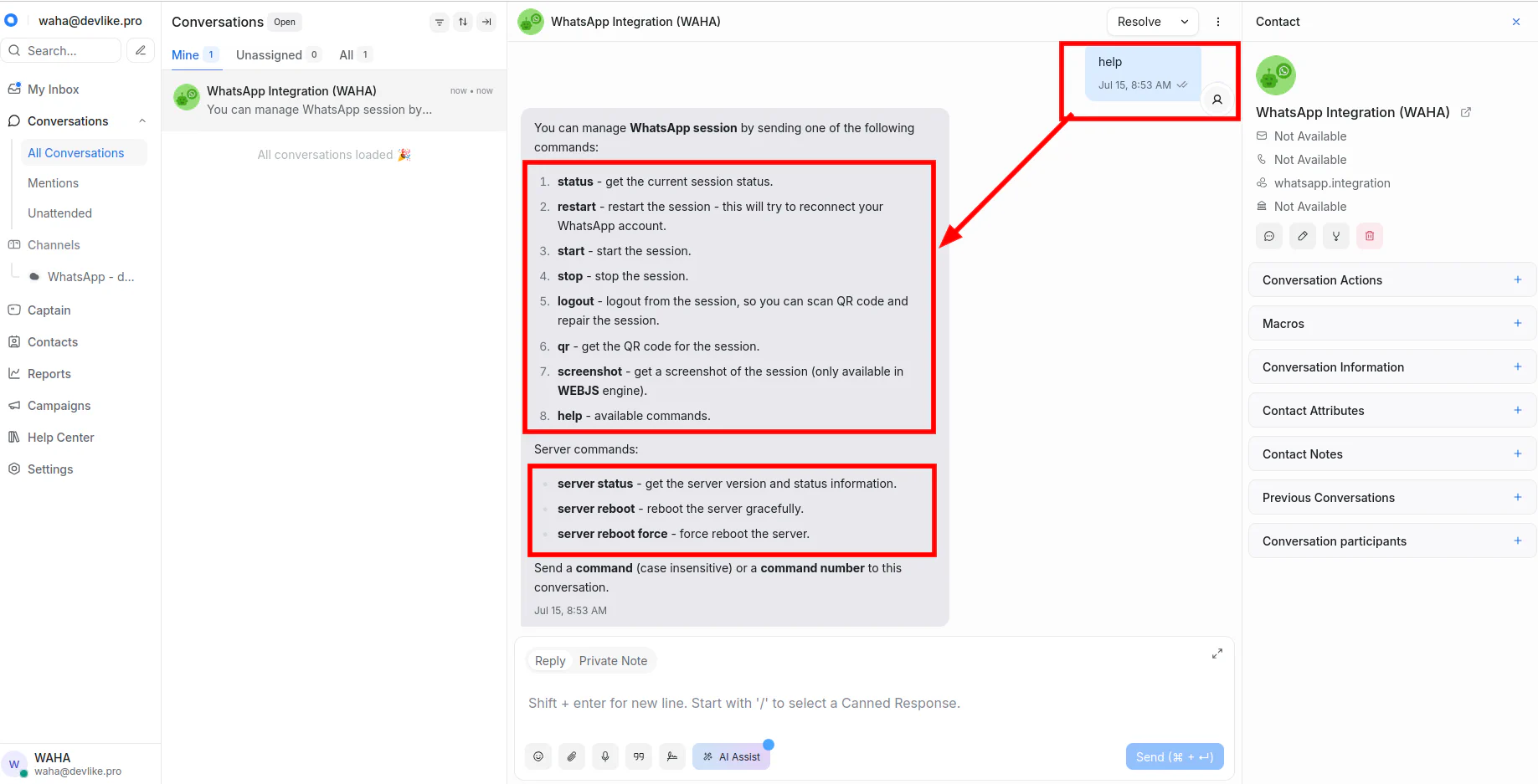 Help Command