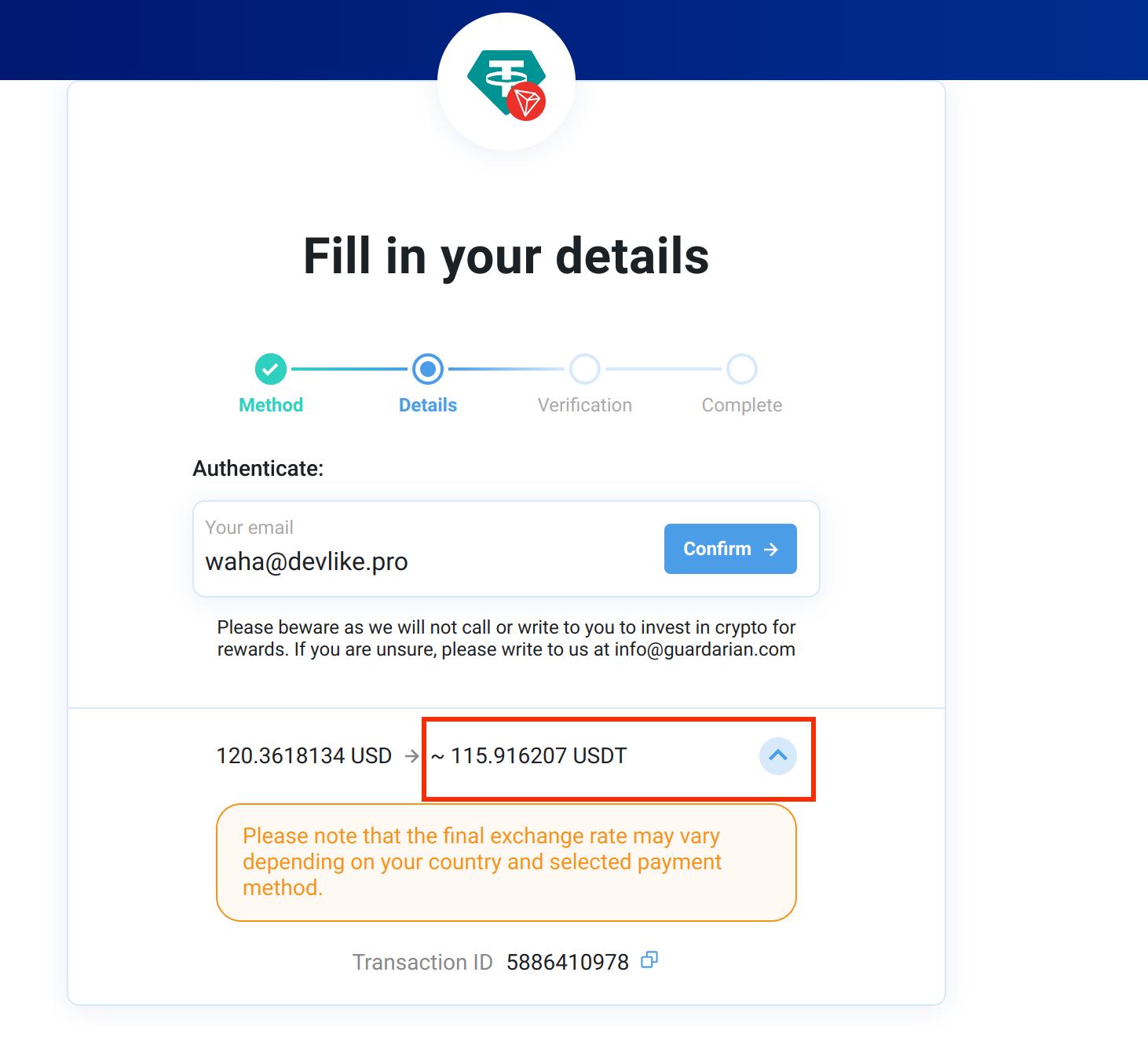How to support WAHA using Crypto | WAHA