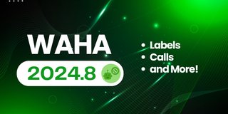 WAHA 2024.8 - WhatsApp Business Labels API, Chat Archive and more!