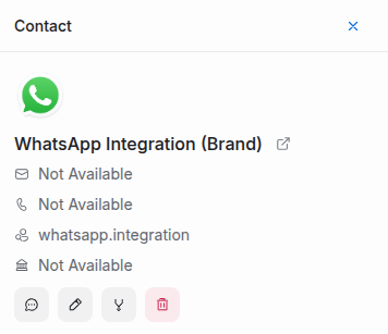 Chatwoot Integration Contact